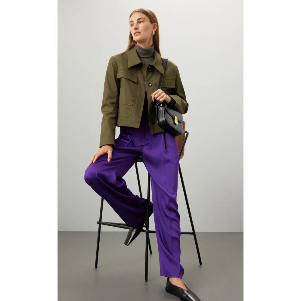 Tory Burch Cropped Cotton Jacket Size 4
